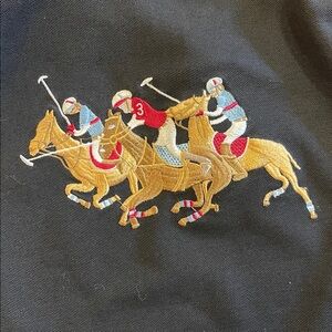 Polo Ralph Lauren Triple Pony Challenge Cup Polo #3 Black M/L